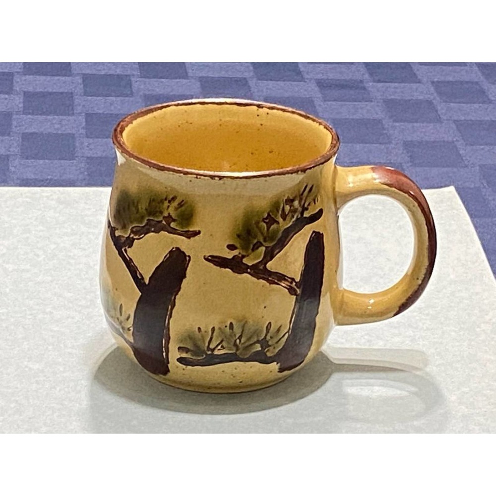 Handcrafted pottery mug made in Korea